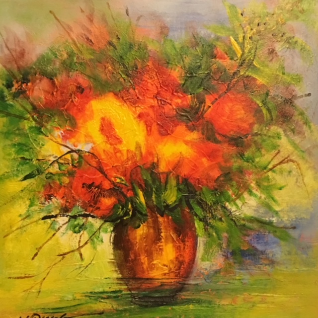 Tranh Sơn Dầu Hoa